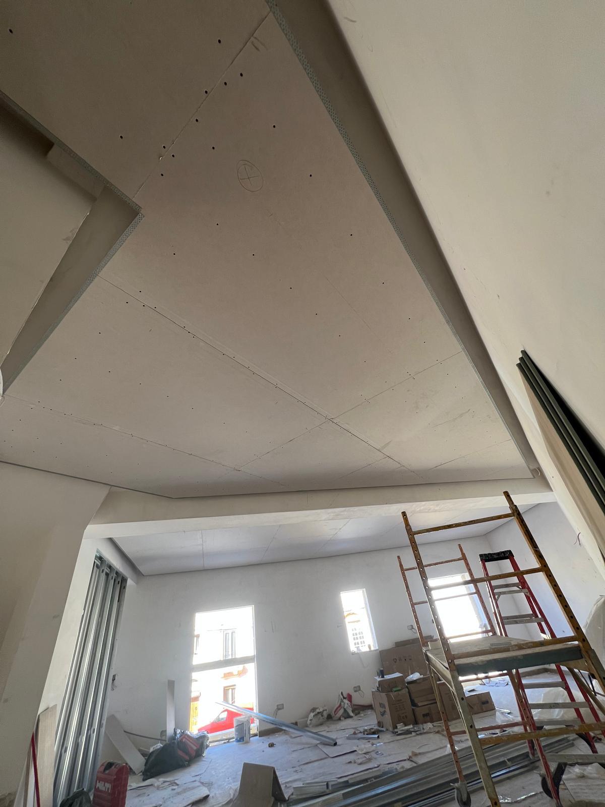 Gypsum Ceiling In Progress