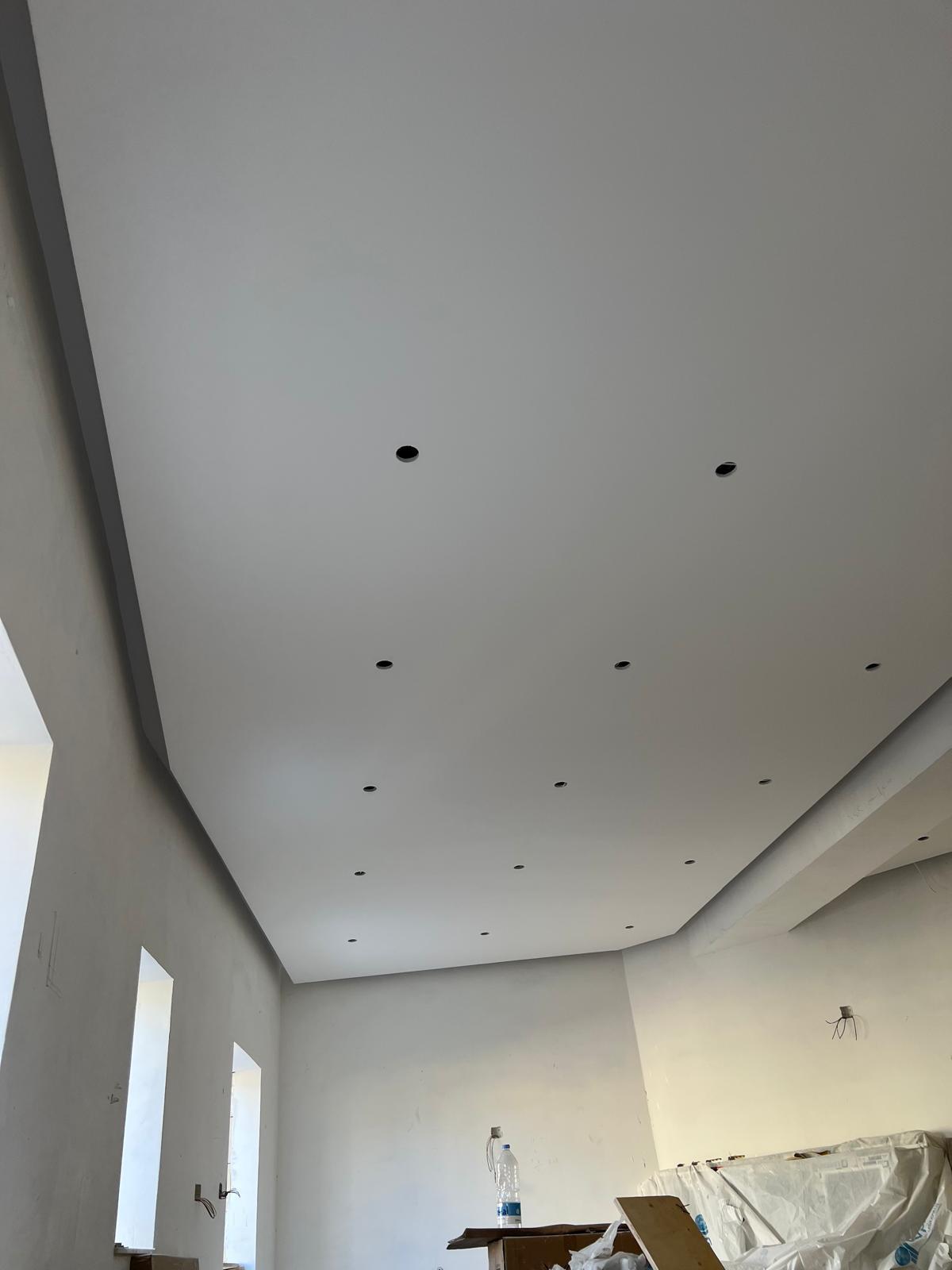 Gypsum Ceiling with Spotlights